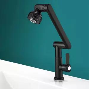 세면대 수도꼭지 수전 워터탭 1080도 각도조절 회전 자유로운 회전식 수압3단상승 욕실 양치수전 R722-O