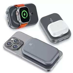 UM2 아이폰 애플워치 에어팟 프로 3in1 맥세이프 20W C타입 PD고속 충전 보조배터리 10000mAh MF10K