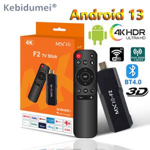 크롬캐스트 8K ATV 스마트 TV 스틱 지원 Android 13 비디오 4K BT4 RK3228A Google YouTube 쿼드 코어 MX10 F2 미디어 플레이어 게임 세트