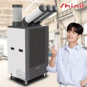 신일 실외기없는 코끼리 이동식에어컨 산업용 공업용 일체형 냉방기 공장 야외 창고 휴게소 3구SMA-PC5800G