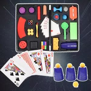 스페샬 마술 도구 세트 매직 키트 매직봉 마술봉 동전 카드 마술용 장난감 링 트릭