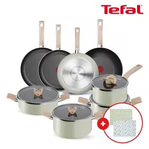 테팔 인덕션 세이지 쿡 팬 냄비 8종 풀세트(+키친크로스 랜덤 1종)