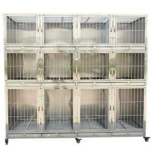 스텐 대형 애견 분양장 강아지 고양이 호텔장 동물 병원 케이지 철장 반려 울타리 애견장 입원장 펫 격리장