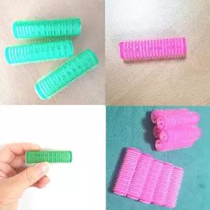 랜덤색 소형 헤어롤 17mm60mm 이지컬 볼륨 10p 한세트-WFH0141