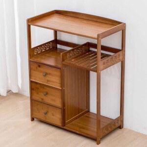 커피머신다이 카페선반 주방 스탠드 사무실 정수기 원목 양념 커피머신선반 스테이션 오븐선반