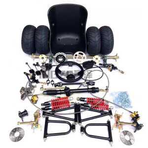 고카트 서스펜션 리어 액슬 어셈블리 개조 세트 휠