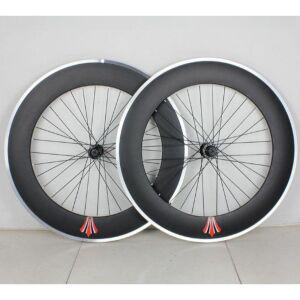 700c 로드 픽시 카본휠 카본 88림 경량 프론트 휠셋 3스포크 자전거