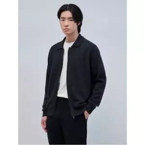 [빈폴멘] 칼라넥 집업 카디건  애쉬 (BC485AC154)