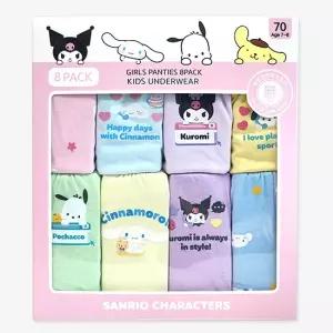 산리오 아동 삼각팬티 8매 팬티 여아 주니어 쿠로미 시나모롤 캐릭터 트레이더스 (리뉴얼)