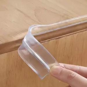 투명 아기 어린이 코너가드 책상 가구 모서리 쿠션테이프 2m 긴 접착식 유치원 어린이집 리무버블 안전 PVC