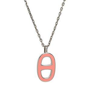 [에르메스]에르메스 샹달 목걸이 로즈사쿠라 핑크 H 네크리스