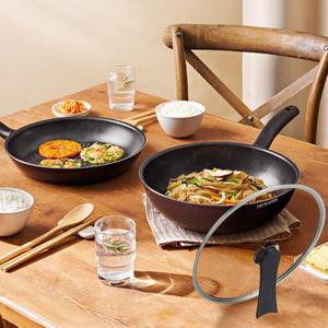 [HappyCall] 해피콜 스텔라 IH 후라이팬 3종세트(28+28궁+28뚜껑)