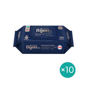 모나리자 데이데이비쥬 리얼코튼 캡형 70매 10개 물티슈 아기물티슈