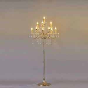 스탠드 샹들리에 웨딩 엔틱 램프 크리스탈 조명 침실 플로어