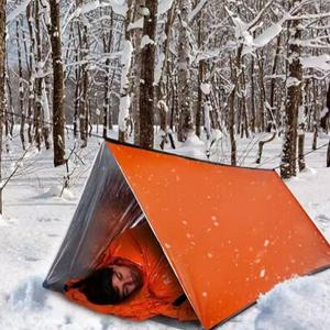 오토 캠핑텐트 비상 그늘막텐트 그늘막 텐트 백패킹 오렌지 방수텐트 1인용텐트 2인용텐트 경량텐트