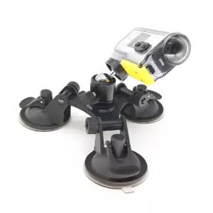 소니 액션캠 3구 유리 흡착 마운트 블랙박스 자동차 악세사리 석션컵