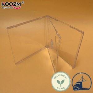 cd케이스 시디케이스 투명 하단 밀키 게임 12.5cm 핸드 더블 LP 네거티브 가능