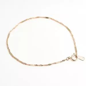 [로이드](마산점)14K 트위스트 프레스 포인트 팔찌 LWB25033G