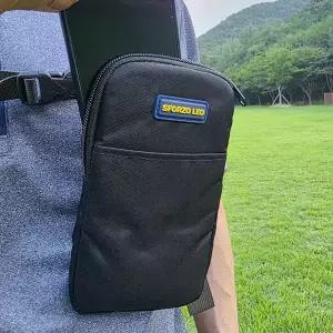 어깨끈포함 멀티 등산 핸드폰 원포켓 파우치 /지퍼 투포켓 파우치 모음-등산 보조가방 스마트폰 케이스 미니백 크로스백