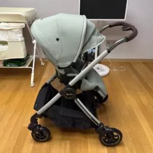 실버크로스 듄2 프리미엄 절충형 유모차 세이지그린