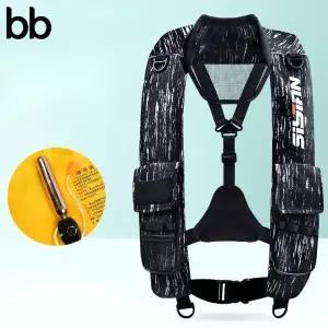 낚시구명조끼 자동 팽창식 구명 조끼 베스트 바다 허리구명조끼 구명복 자동팽창 낚시용