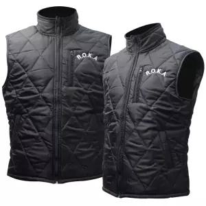 (크립) 로카 발열조끼 검정 군인 군용 퀄팅 국내산 자켓