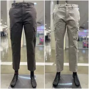 [버커루]남성 프리미엄 가먼트다잉 카고 팬츠_US