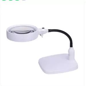 LED 자바라 스탠드 돋보기 고배율확대경 8배율돋보기스탠드 책상돋보기 노