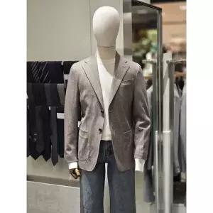 [지이크](대전신세계)[SIEG] 지이크 프리미엄 브라운 헤링본 캐쥬얼 자켓(PJE4025)