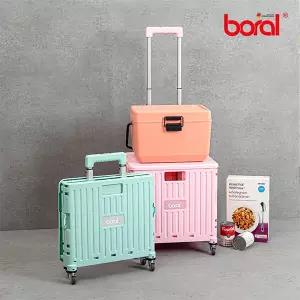 [Boral] 보랄 접이식 폴딩카트 대용량45L 적재하중25kg HNZ-FC1100P