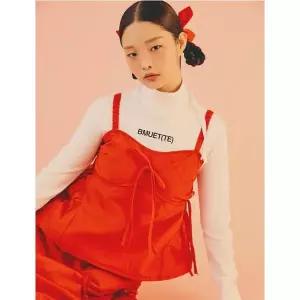 [르꼬끄](강남점)[이월][50% OFF][BMUET(TE) X LECOQ] 패딩 뷔스티에 RED / QP422OPDO7