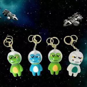 우주 개구리 랜덤 키링 귀여운 열쇠고리 백참 선물 랜덤박스