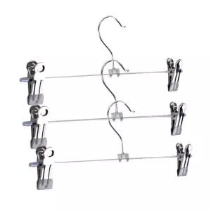 TC 영스타 집게형 슬림 바지걸이 3개 바지옷걸이 집게옷걸이 세탁옷걸이