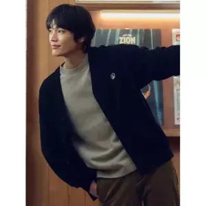 탑텐 TOPTEN 남성) 브러쉬드 립 긴팔티_MSE4TS1001 MSE4TS1001 298659