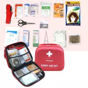 상비 구급 가방세트 15종 휴대용 상비 구급약품 긴급 응급키트