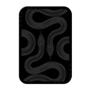 CASETiFY Snappy 카드 홀더 스탠드 Magsafe 호환 - 블랙 킹스네이크