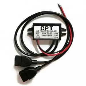 DC-DC 컨버터 스텝다운 12V to 5V 3A 15W 듀얼USB