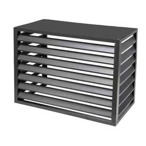 실외기 가림막 덮개 야외 방수 에어컨 알루미늄 선반 외부 합금