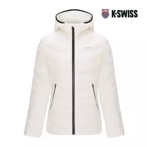 [케이스위스] [공식] 여성 후드 라이트 구스 다운 자켓 1KSDJWU501_LE