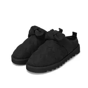 [BABARA]바바라 리본 퍼 패딩 여성클로그 3cm_BBG544