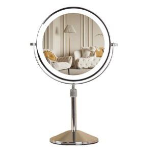 5배 거울 LED 백색광 실버 스탠드 욕실 여배우 호텔 면도경 노안 3배 강주은