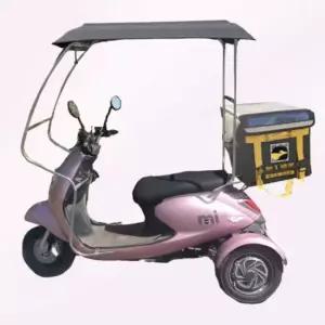 전기 스쿠터 캐노피 그늘막 차양막 커버 삼륜차 방수 시야확보 오토바이 지붕
