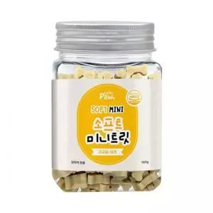 [골드스마일]소프트 미니 트릿 180g 1통 고구마 치즈 반려견스틱 반려견스틱간식