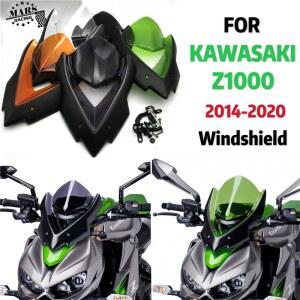 오토바이 윈드 스크린 바이저 실드 디플렉터는 Kawasaki Z1000에 적합합니다. 2014 2015 2016 2017 2018 2019 Z-1000 z1000