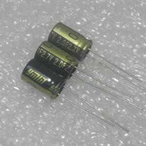 수직 슈퍼 패러드 캐패시터 에너지 저장 SDL2R7L2050813, 2.7V, 2F, 10 개/몫