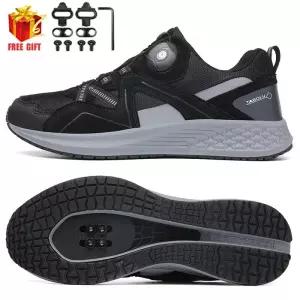 자전거신발 전문 산악 자전거 사이클링 스니커즈 겨울 MTB 남성 로드 스피드 레이싱 여성 신발 클릿 플랫