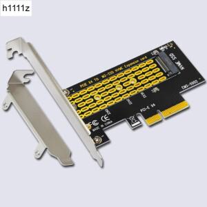 PCIE-NVME SSD 어댑터 PCI Express 4.0 X4-M.2 M 키 확장 카드 라이저(2230 2242 2260 M2 NVME 로우 브래킷