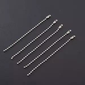 볼체인 구슬줄 군번줄 제작 악세사리 키링 부자재 10p 군번줄 볼체인 연결링