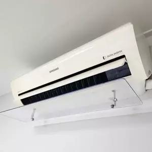 에어컨 바람막이 천장형 가이드 시스템 벽걸이 에어컨 바람막이 사계절 냉난방 조절 카보네이트 냉온풍