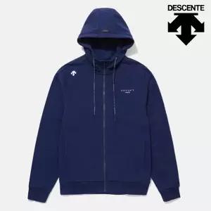 [하프클럽/데상트]데상트 스웨트 오버핏 트레이닝 후드 집업 SP323UFT71NAVY 후드